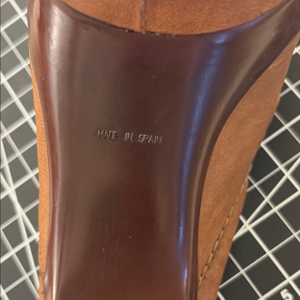 Stuart Weitzman Brown Leather Mules - image 8